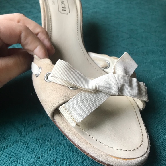 Authentic Coach Suede Sandals - Picture 3 of 8